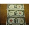 Image 1 : 1928-F,53 & 63 $2 US NOTES RED SEALS
