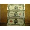 Image 1 : 1928-C,53 & 63 $5 US NOTES RED SEAL