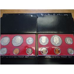 1977 & 78 US PROOF SETS (WITH BOXES)