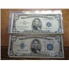 Image 1 : 1934-C & 53-A $5 SILVER CERTIFICATES BLUE SEAL