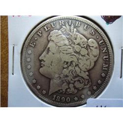 1890-CC MORGAN SILVER DOLLAR