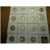 Image 1 : 16 ASSORTED WASHINGTON SILVER QUARTERS