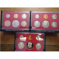 1980, 81 & 82 US PROOF SETS (WITH BOXES)