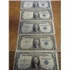 Image 1 : 5 ASSORTED 1935 $1 SILVER CERTIFICATES