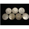 7 ASSORTED CANADA SILVER 25 CENTS