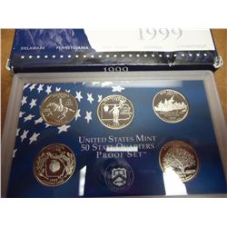 1999 US 50 STATE QUARTERS PROOF SET