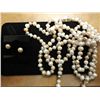 Image 2 : 8-9 MM FRESHWATER PEARL NECKLACE AND EARINGS