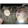 Image 2 : 1971 EL SALVADOR 1 & 5 COLONES SILVER PROOF