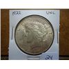 Image 1 : 1922 PEACE SILVER DOLLAR (UNC)
