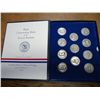 Image 1 : SET OF 11-1973 AMERICAS 1ST MEDALS IN PEWTER