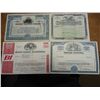 Image 1 : 4 STOCK CERTIFICATES SEE DESCRIPTION