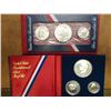 Image 1 : 1976 UNC & PF US SILVER 3 PIECE SETS