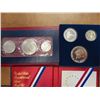 Image 2 : 1976 UNC & PF US SILVER 3 PIECE SETS