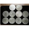 Image 2 : 10 MEXICO SILVER PESOS EACH .0514 OZ. ASW