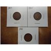 Image 1 : 1901 VF ,04 EF & 05 (FINE) INDIAN HEAD CENTS