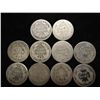 Image 2 : 10 ASSORTED SEATED LIBERTY DIMES