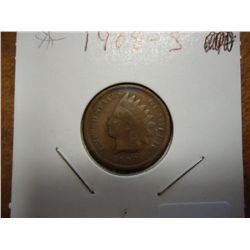 1908-S INDIAN HEAD CENT (KEY DATE) (VERY GOOD)