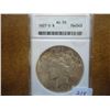 1927-S PEACE SILVER DOLLAR ANACS AU50