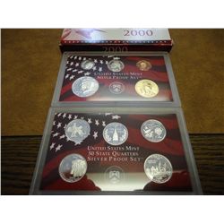 2000 US SILVER PROOF SET (WITH BOX)