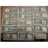 15 PIECES OF JAPANESE INVASION CURRENCY