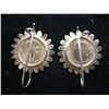 2-1945 MEXICO 2 1/2 PESO GOLD COIN EARRINGS