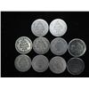 Image 2 : 10 ASSORTED SEATED LIBERTY DIMES ALL 1870'S