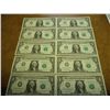 10 SEQUENTIAL LOW SERIAL NUMBER 2003-A $1 FRN'S