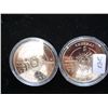 Image 2 : 2-2005 UKRAINE 5 HRYVEN AIRCRAFT COINS PROOF