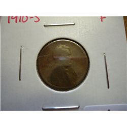 1910-S LINCOLN CENT