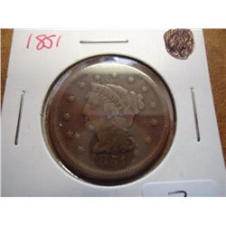 1851 US LARGE CENT