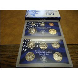 2001 US PROOF SET (WITH BOX)