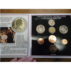1983 UNITED KINGDOM UNC COIN COLLECTION