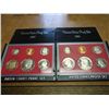 Image 1 : 1981 & 82 US PROOF SETS (WITH BOXES)