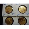 Image 1 : 2003,04,06 & 08 SACAGAWEA DOLLARS (BU)