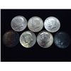 Image 1 : 7-40% SILVER KENNEDY HALF DOLLARS