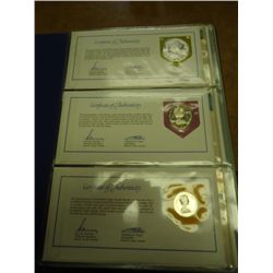 6 BRITISH VIRGIN ISLANDS FDC'S WITH PROOF COINS