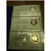 6 BRITISH VIRGIN ISLANDS FDC'S WITH PROOF COINS