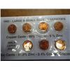 1982-7 VARIETIES LINCOLN CENT SET (UNC)
