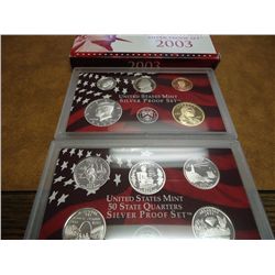 2003 US SILVER PROOF SET (WITH BOX)