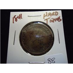 1841 HARD TIMES TOKEN