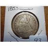 1853 WITH ARROWS SEATED LIBERTY QUARTER