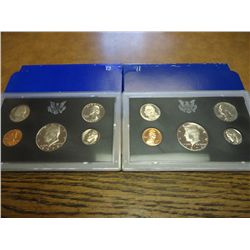 1971 & 72 US PROOF SETS (WITH BOXES)