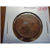 Image 1 : 1849 US LARGE CENT