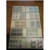 Image 1 : 10 US POSTAGE BLOCKS OF UNUSED POSTAGE (AS SHOWN)