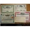 Image 1 : 4 STOCK CERTIFICATES SEE DESCRIPTION