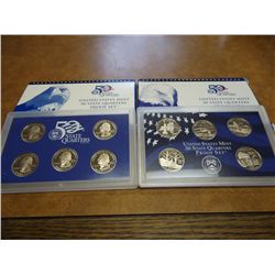 2001 & 05 US 50 STATE QUARTERS PROOF SETS