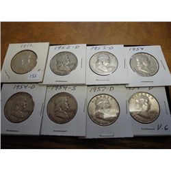 1952,52-D,53-D,54,54-D,54-S,57-D & 59-D HALVES