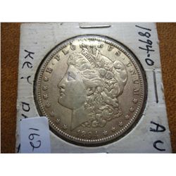 1894-O MORGAN SILVER DOLLAR  (SEMI-KEY) (EF)