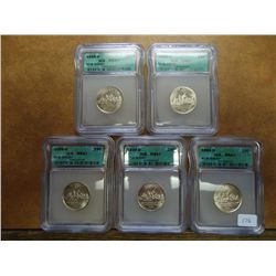 5-1999-D NEW JERSEY QUARTER ICG MS67