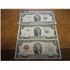 Image 1 : 1928-F,53-C & 63 TWO DOLLAR RED SEAL US NOTES